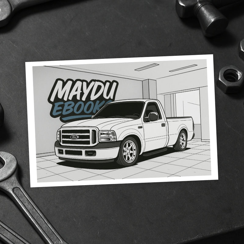 Livro de Colorir 60 Caminhonetes – F250, Hilux, S10, F150, F100