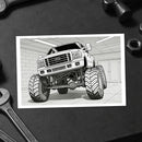 Livro de Colorir 60 Caminhonetes – F250, Hilux, S10, F150, F100