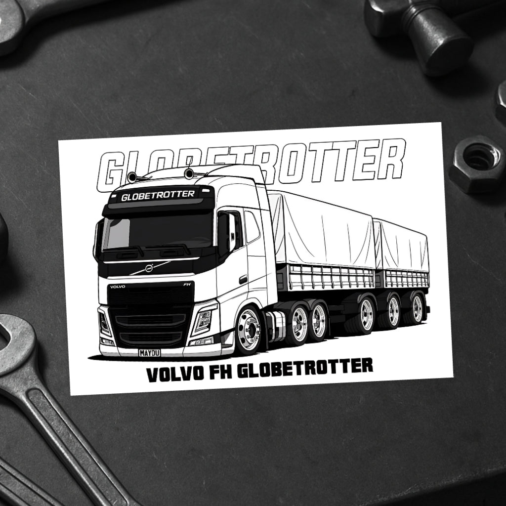 Livro de Colorir 60 Caminhões – Volvo FH, Mercedes 1114, Fiorino, Kangoo e +