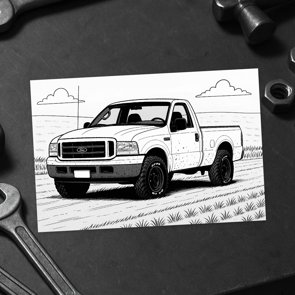 Livro de Colorir 60 Máquinas Estilo Agro Brasil – John Deere, Silverado, Mercedes 1620