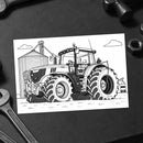 Livro de Colorir 60 Máquinas Estilo Agro Brasil – John Deere, Silverado, Mercedes 1620