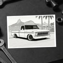 Livro de Colorir 60 Caminhonetes – F250, Hilux, S10, F150, F100