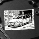 Livro de Colorir 60 Carros Rebaixados Estilo Brasil 2.0 - Chevette, Parati, Astra, Jetta e +