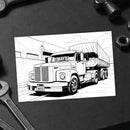 Livro de Colorir 60 Caminhões Estilo Arqueado Brasil - Volvo, Scania, Volkswagen