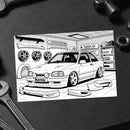 Livro de Colorir 60 Carros Rebaixados Estilo Brasil 2.0 - Chevette, Parati, Astra, Jetta e +