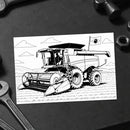 Livro de Colorir 60 Máquinas Estilo Agro Brasil – John Deere, Silverado, Mercedes 1620