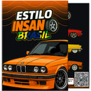 Livro de Colorir 60 Carros INSANOS – Bmw E30, CamaroSS, Mercedes 190E, Fusca
